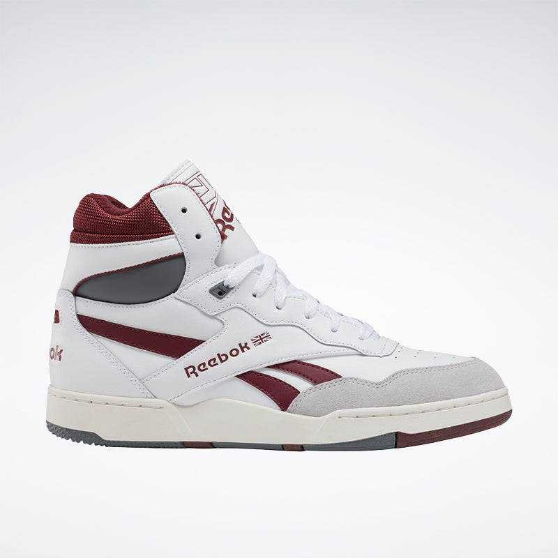 Reebok white high deals top basketball shoes