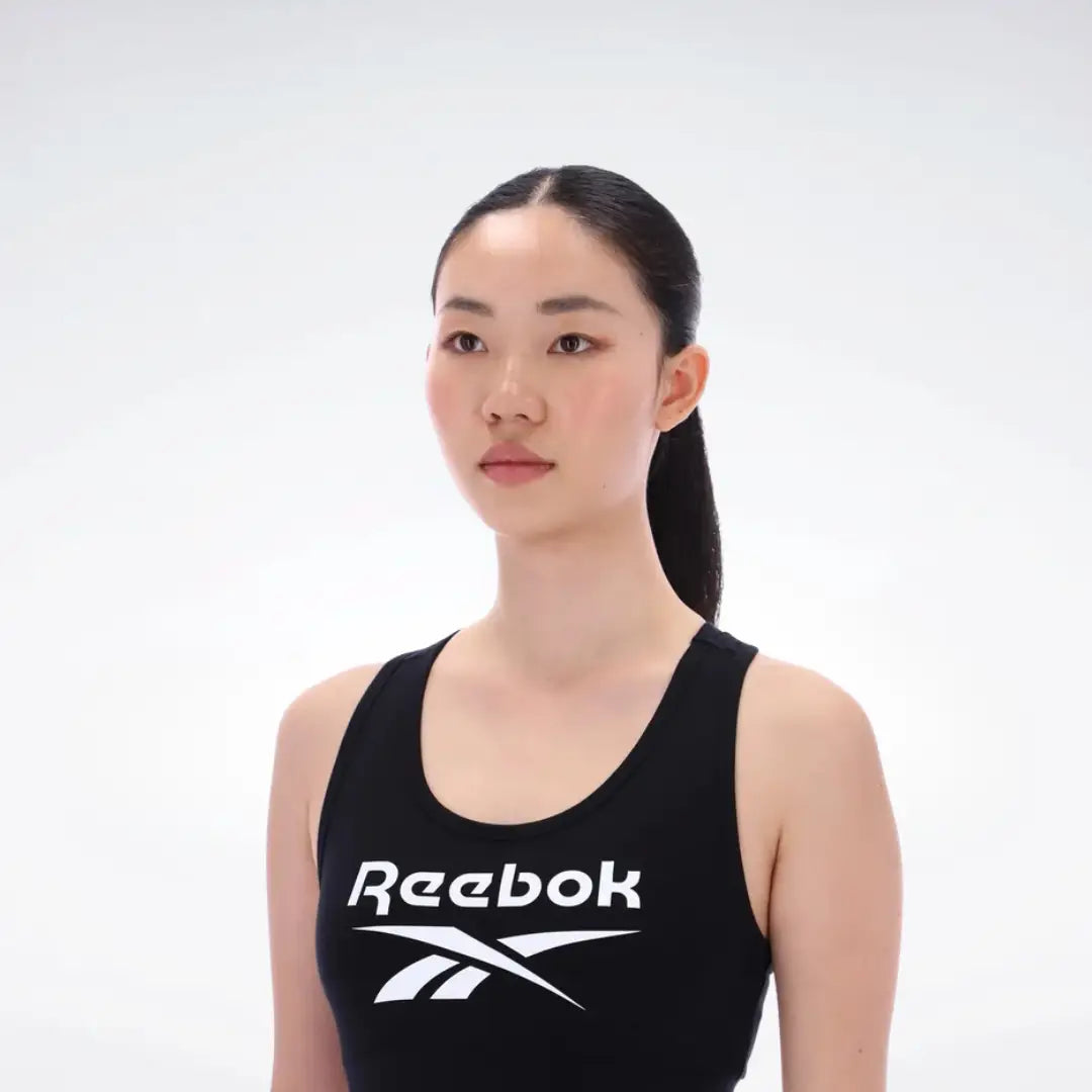 Reebok Women Monroe Scoop Neck Big Logo Bra Top | 100239901