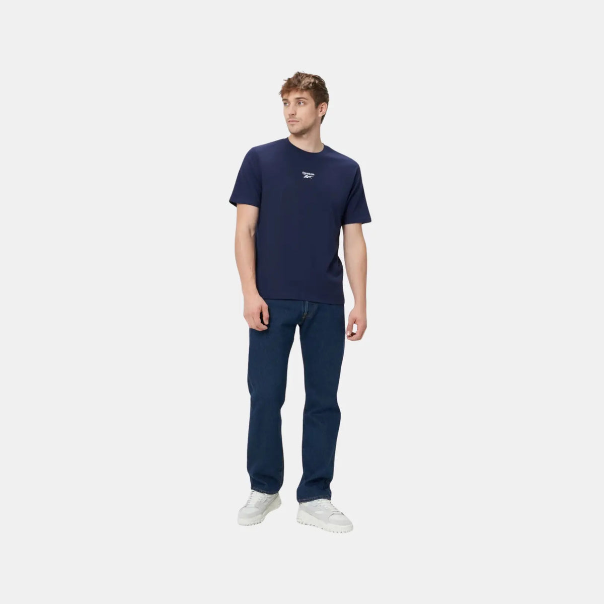 Reebok Men Mitcham Frnt Bk Logo Crew Neck | 100240880