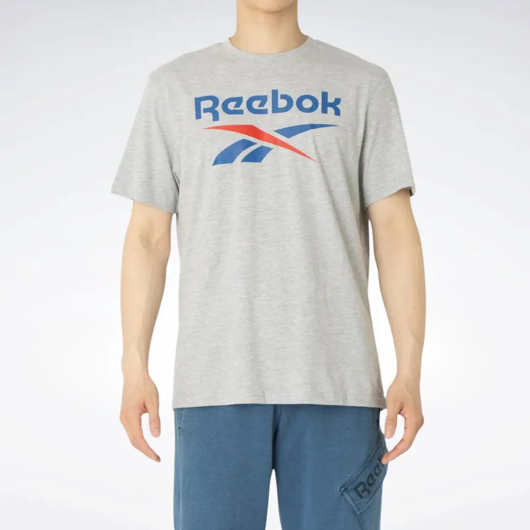 Reebok Men Bruno Big Logo Crew Neck Short Sleeve Tee | 100240886