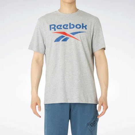 Reebok Men Bruno Big Logo Crew Neck Short Sleeve Tee | 100240886