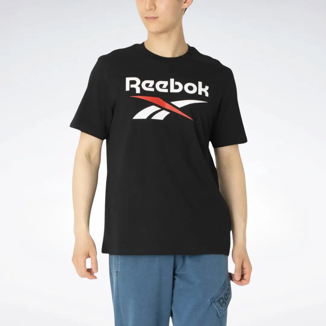 Reebok Men Bruno Big Logo Crew Neck Short Sleeve Tee | 100240887