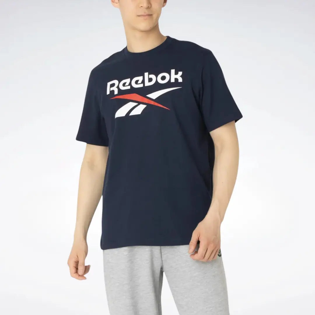 Reebok Men Bruno Big Logo Crew Neck Short Sleeve Tee | 100240888