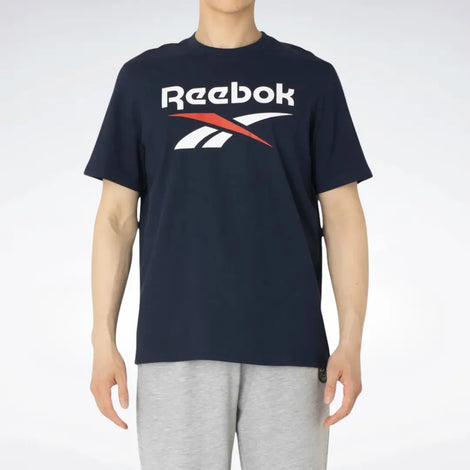 Reebok Men Bruno Big Logo Crew Neck Short Sleeve Tee | 100240888