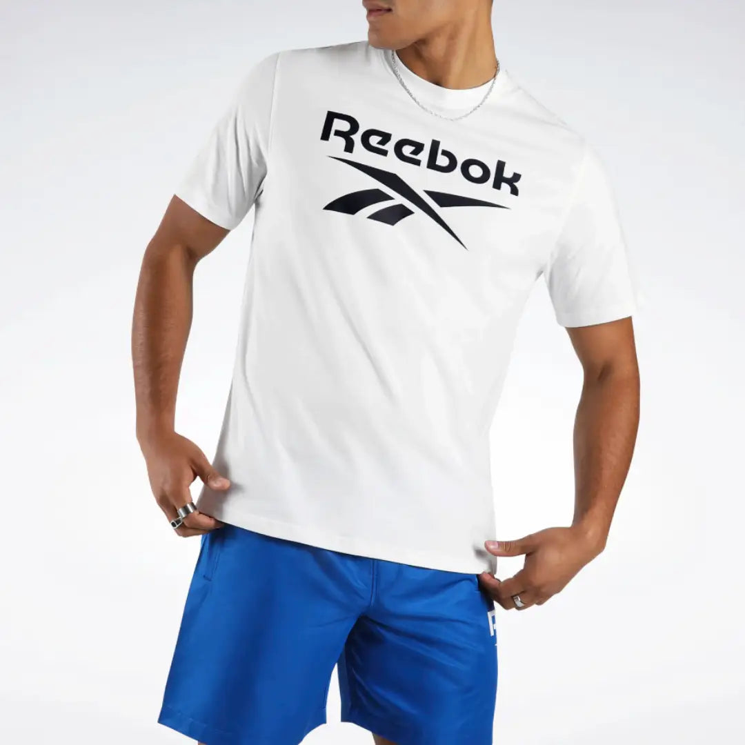 Reebok Men Chad Big Logo Crew Neck Short Sleeve Tee | 100240898