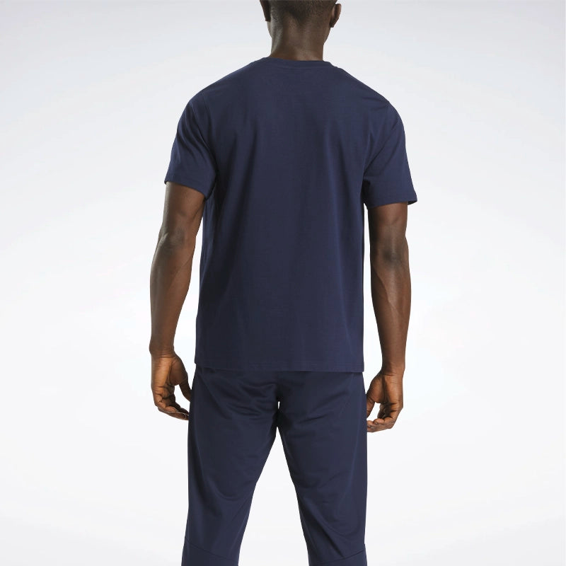 Reebok Men Cody Small Logo Crew Neck Short Sleeve T-Shirt | 100240908