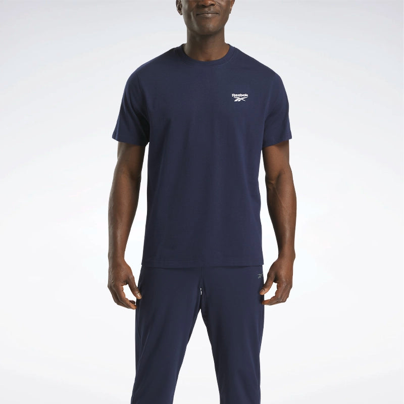 Reebok Men Cody Small Logo Crew Neck Short Sleeve T-Shirt | 100240908