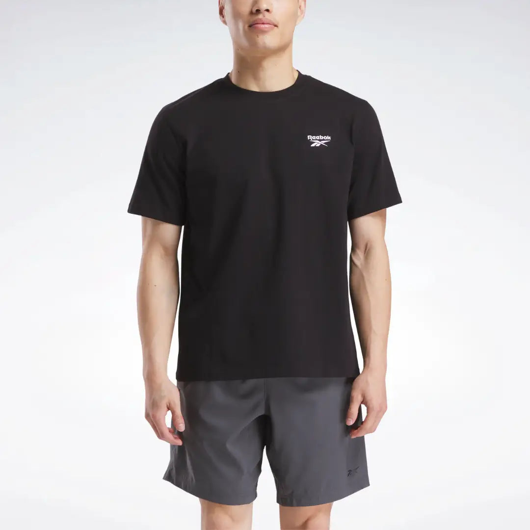 Reebok Men Cody Small Logo Crew Neck Short Sleeve T-Shirt | 100240910