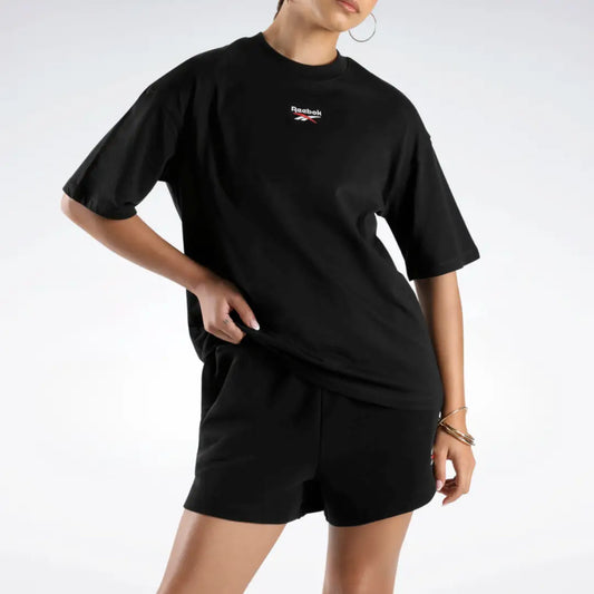 Reebok Women Id 2-Col Logo Relaxed Tee | 100265137