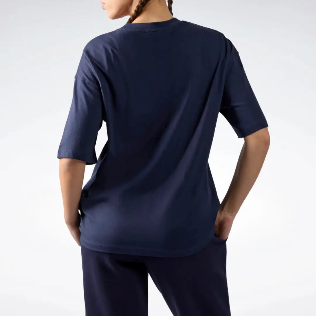 Reebok Women Id 2-Col Logo Relaxed Tee | 100265138