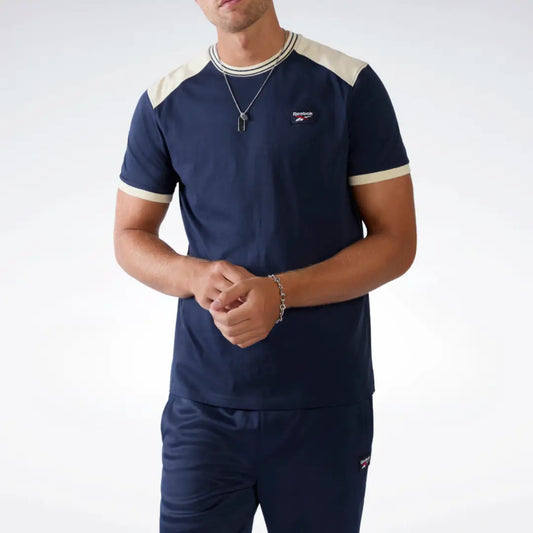 Reebok Men Heritage Contrast Rib Tee | 100266974
