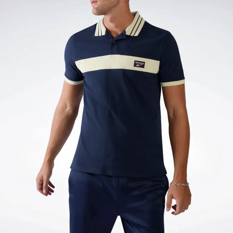 Reebok Men Heritage Panelled Pique Polo Shirt | 100266984