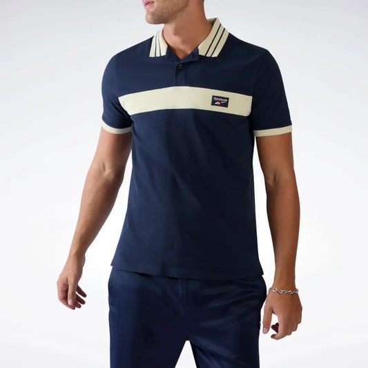 Reebok Men Heritage Panelled Pique Polo Shirt | 100266984
