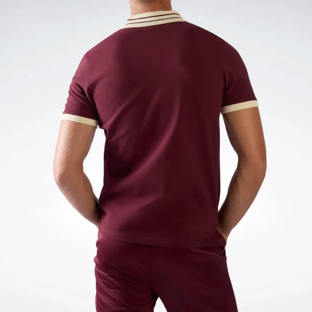 Reebok Men Heritage Panelled Pique Polo Shirt | 100266985