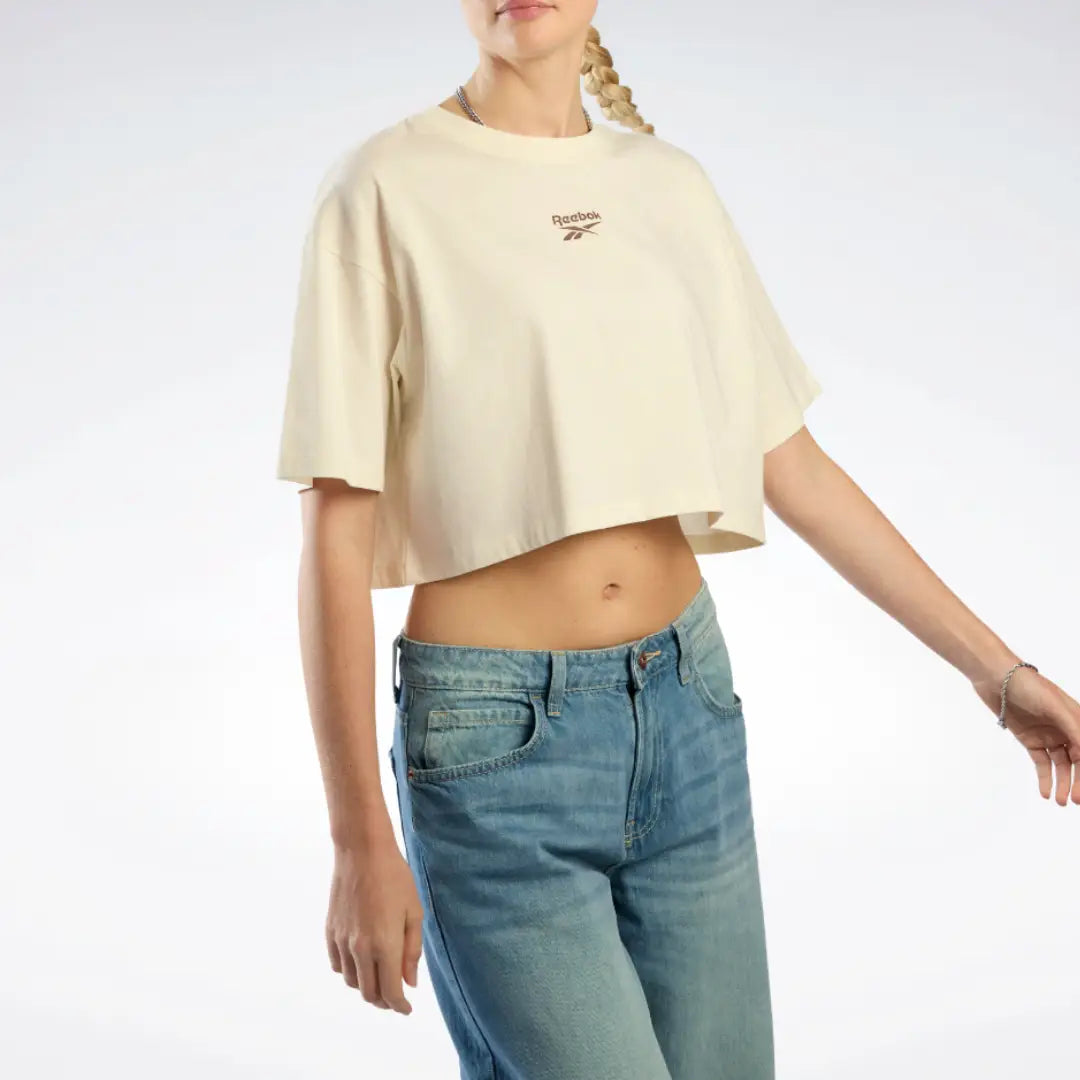 Reebok Women Id Cropped Box Fit T-Shirt | 100269955