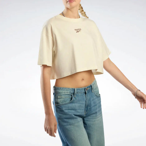 Reebok Women Id Cropped Box Fit T-Shirt | 100269955