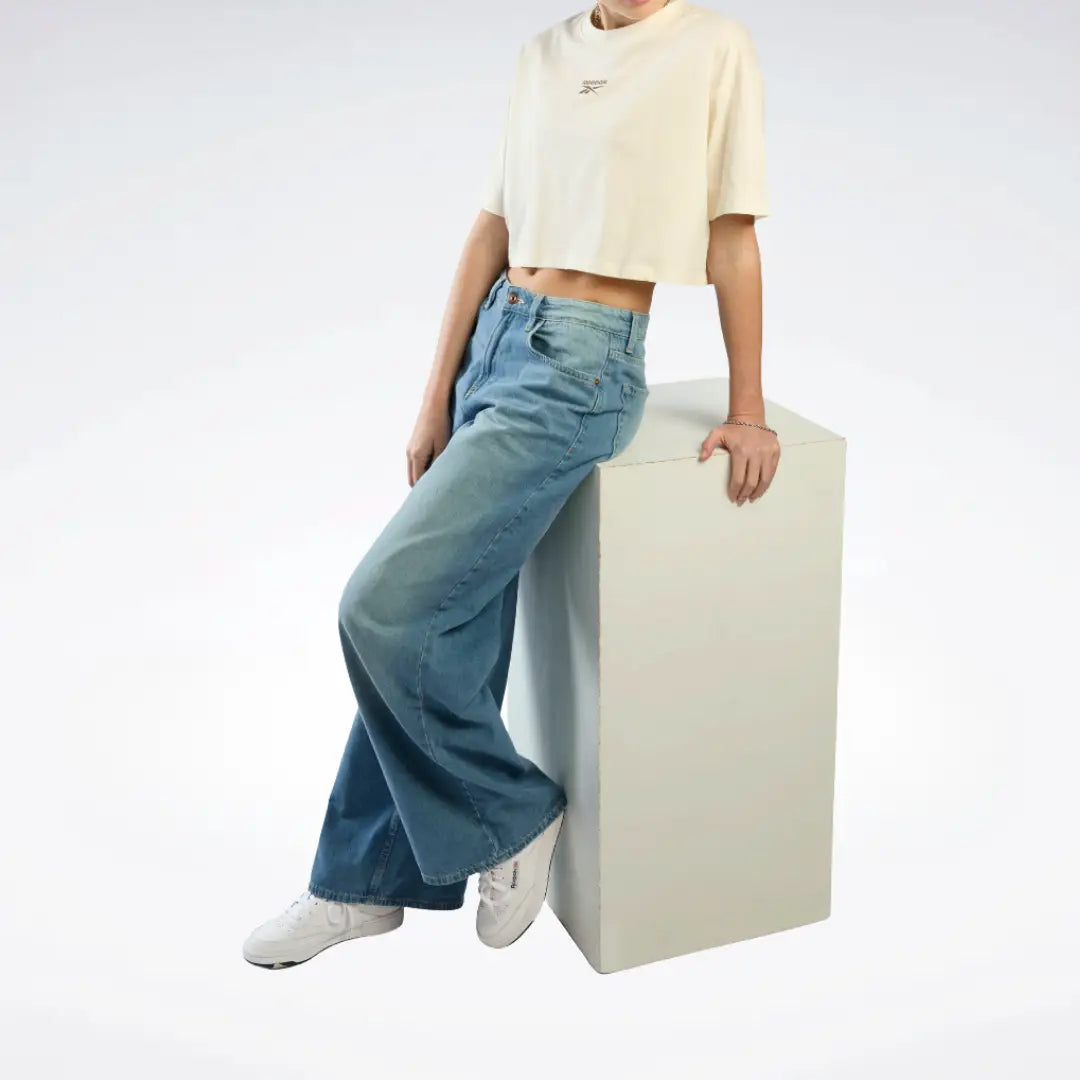 Reebok Women Id Cropped Box Fit T-Shirt | 100269955