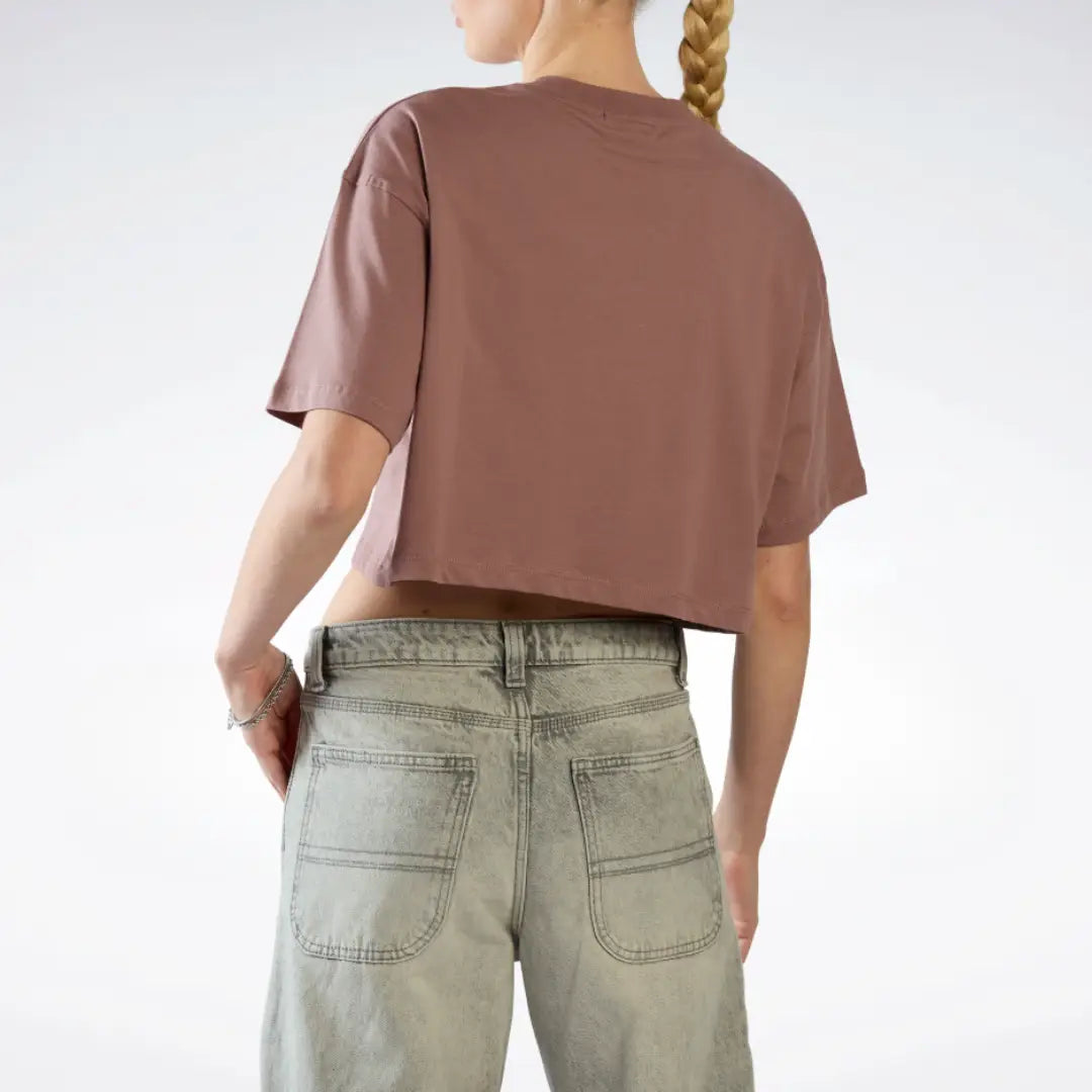 Reebok Women Id Cropped Box Fit T-Shirt | 100269956