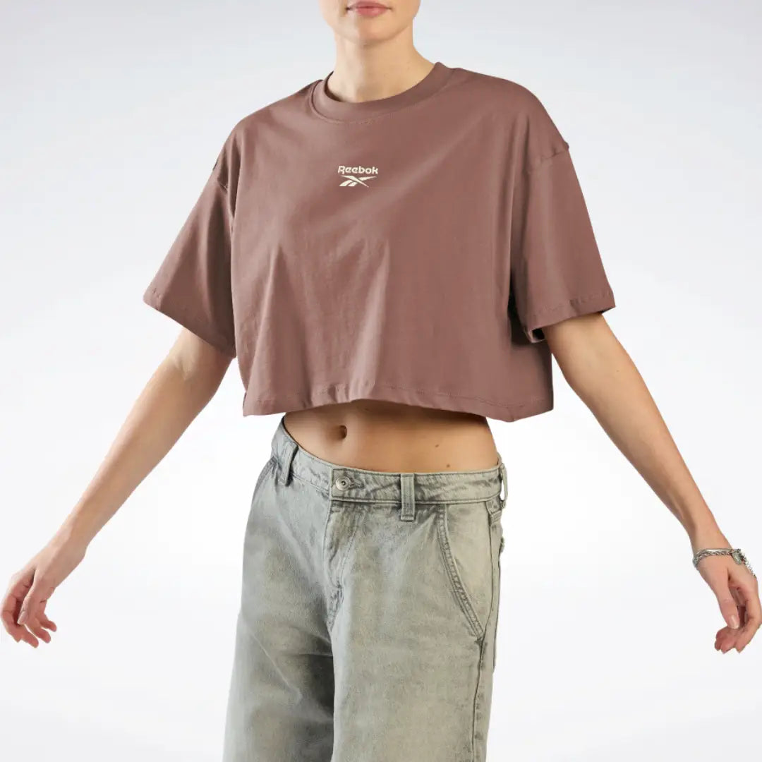 Reebok Women Id Cropped Box Fit T-Shirt | 100269956