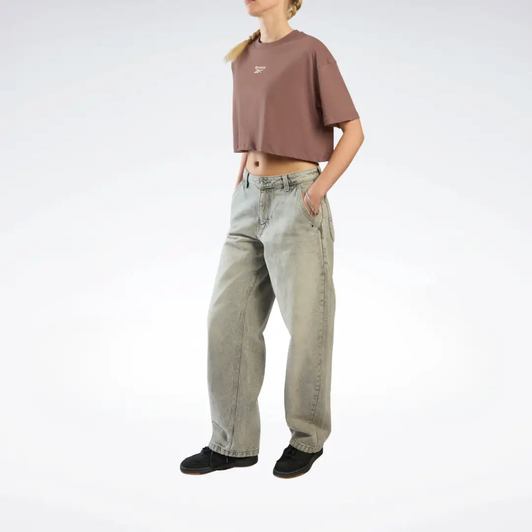 Reebok Women Id Cropped Box Fit T-Shirt | 100269956