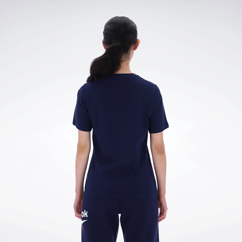 Reebok Women Paisley Big Logo Crewneck Short sleeve Tee | 100241370
