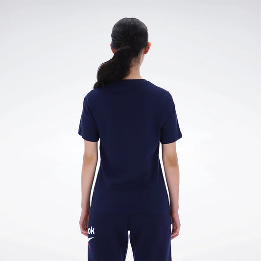 Reebok Women Paisley Big Logo Crewneck Short sleeve Tee | 100241370