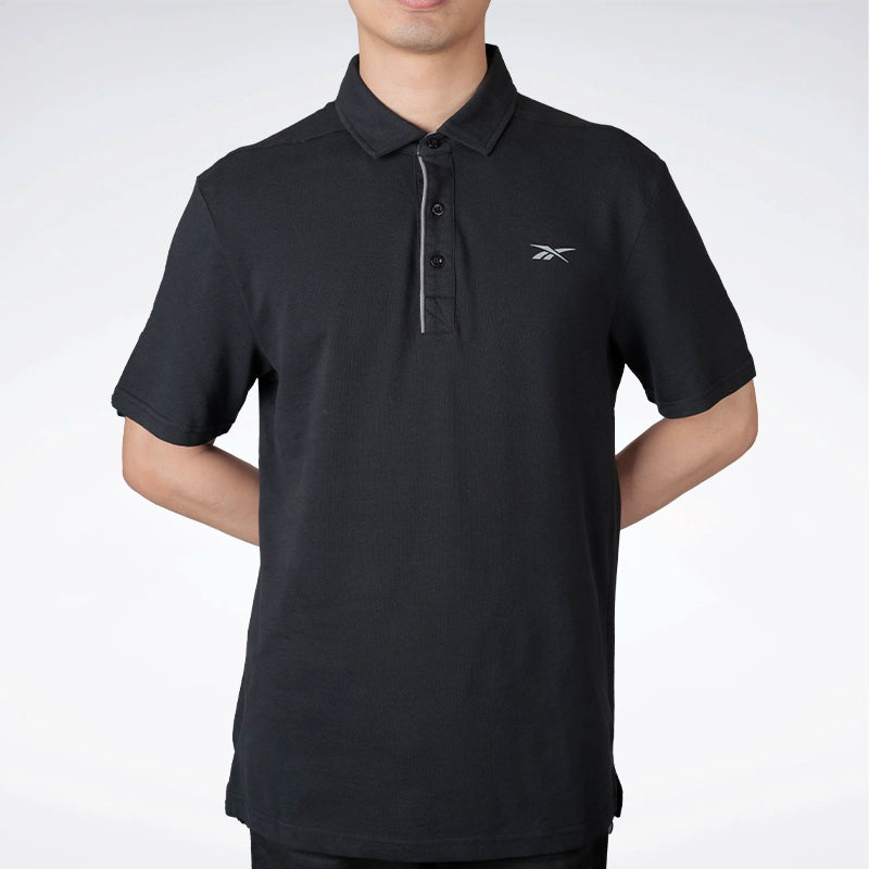 Reebok Men Solid Pique Polo | RGMS25150B