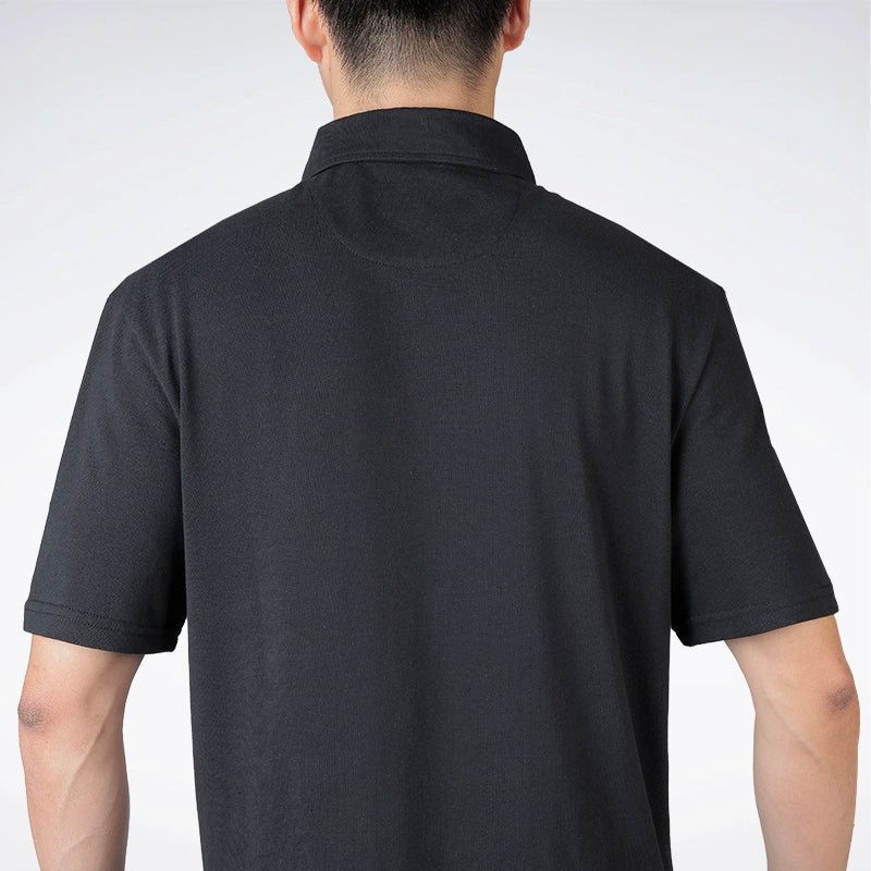 Reebok Men Solid Pique Polo | RGMS25150B