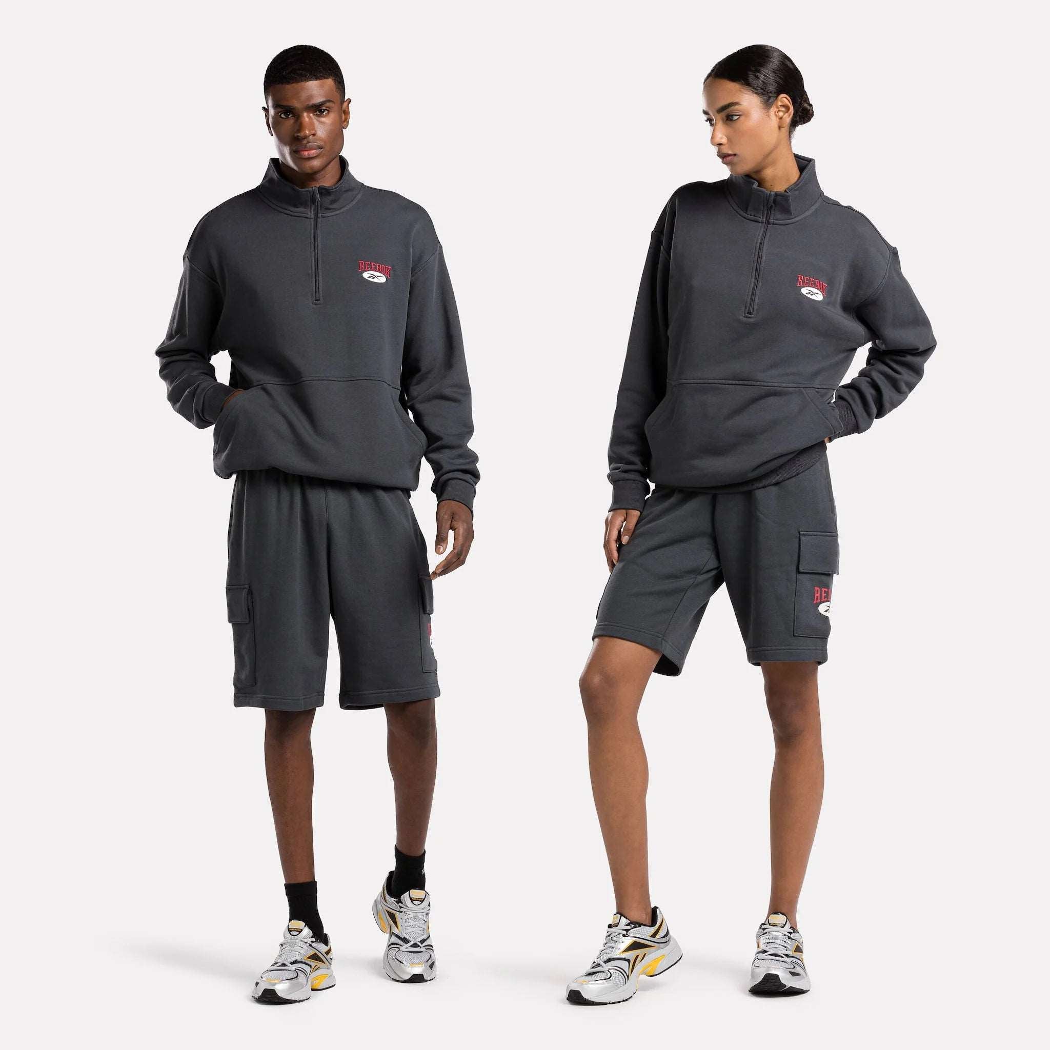 Reebok classic leather with shorts top