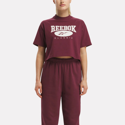 Reebok Classics Archive Essentials Big Logo Crop T-shirt