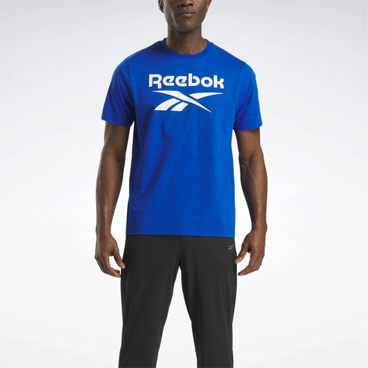 Reebok Men Chad Big Logo Crew Neck Short Sleeve Tee | 100240893