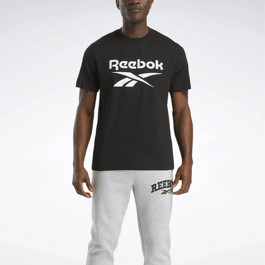 Reebok Men Chad Big Logo Crew Neck Short Sleeve Tee | 100240897