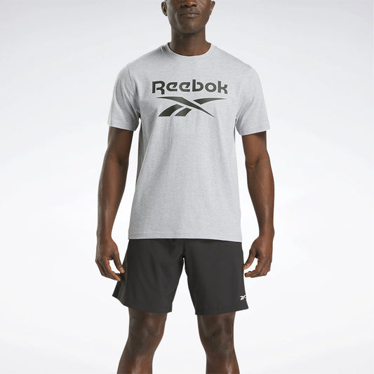 Reebok Men Chad Big Logo Crew Neck Short Sleeve Tee | 100240896