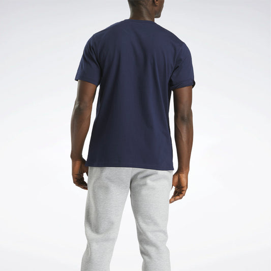 Reebok Men Chad Big Logo Crew Neck Short Sleeve Tee | 100240895