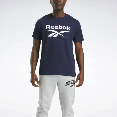 Reebok Men Chad Big Logo Crew Neck Short Sleeve Tee | 100240895